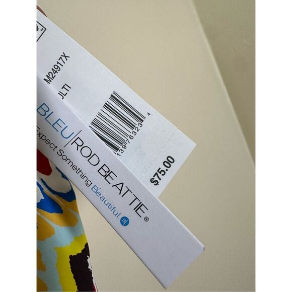 Bleu Rod Beattie Break The Mold Colorful Swim Skirt With Sewn in Brief Size 22 - Picture 3 of 5